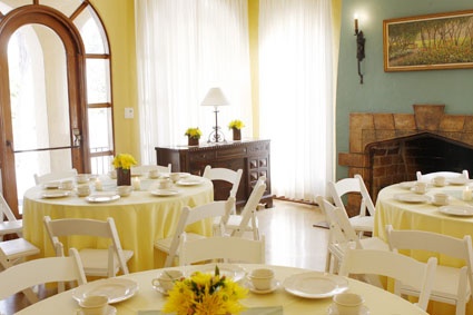 fireside room