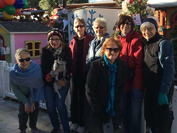 Members of the Woman's Club Walkers